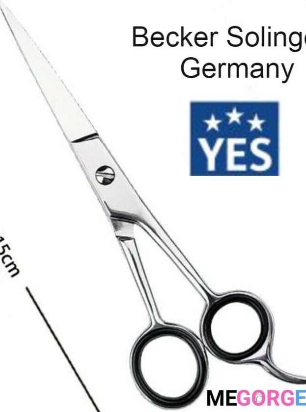 Stainless Steel Hair Scissors 15cm Becker Solingen Yes
