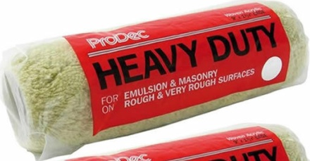 ProDec 9"" Heavy Duty Woven Acrylic Roller Sleeve Long Pile Masonry