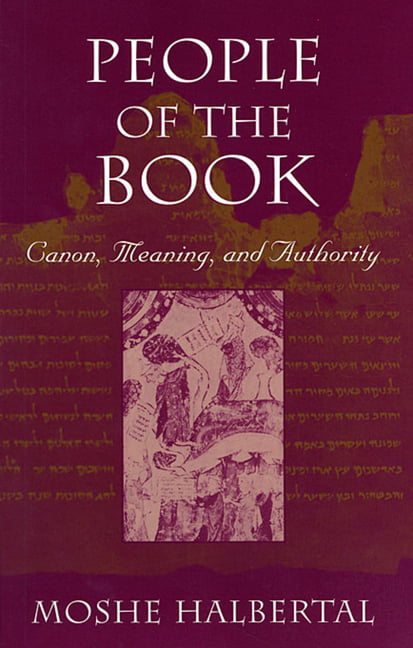 People of the Book by Moshe Halbertal - 9780674661127