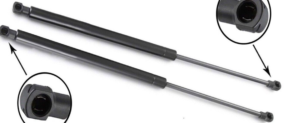 2X Tailgate Gas Struts Rear Window For Vw Touareg 2002-2010 7L6845587