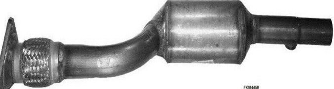 BM Catalysts BM91445H Exhaust Catalytic Converter With Fitting Kit Fits Renault