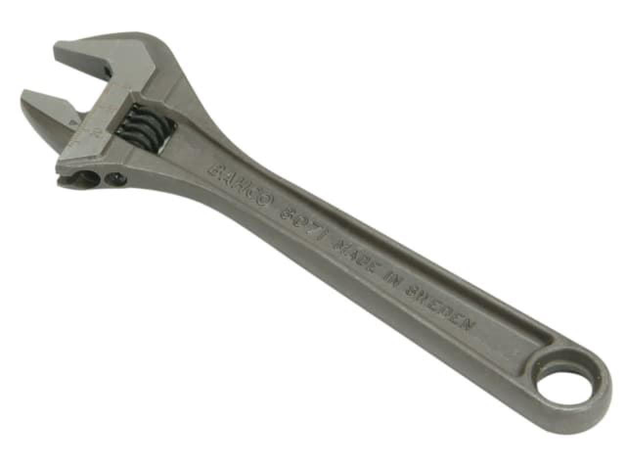 BAHCO Adjustable Spanner 10"" 250mm Heavy Duty Wrench Black Phosphated 8072