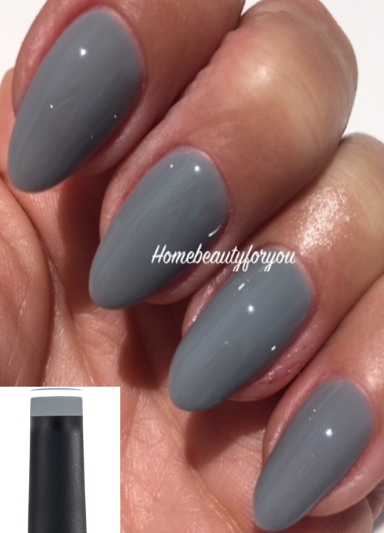 BLUESKY GEL NAIL POLISH GREY SLATE GREY COLOR AUTUMN WINTER QXG546 UVLED SOAKOFF