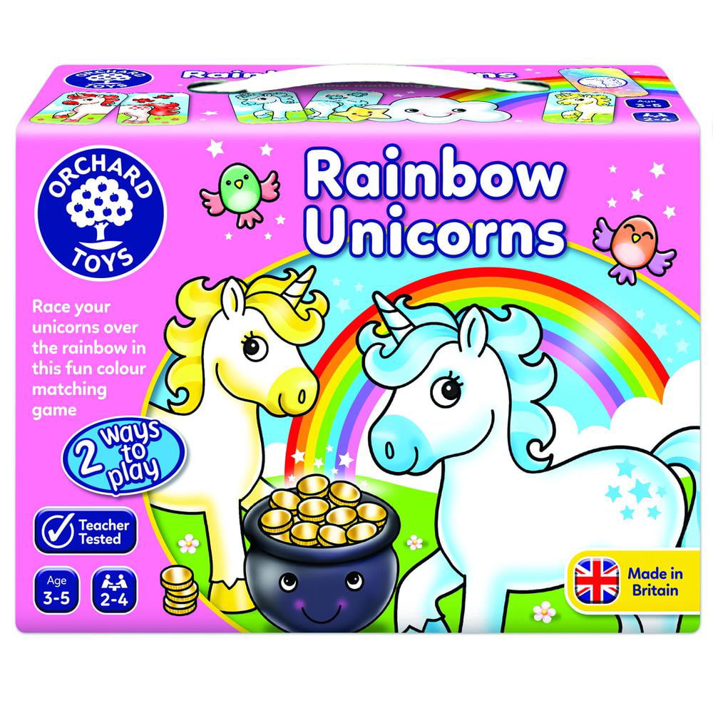 Rainbow And Unicorns Matching Game