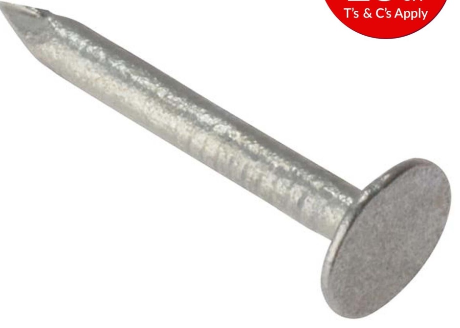 ForgeFix Multipurpose Clout Nails Galvanised 30 x 2.65mm (2.5kg Bag)