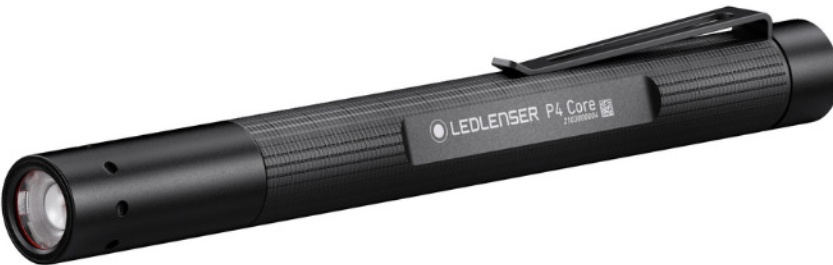 Ledlenser P4 Core Pen Light, Dual Power, Focusable Beam, Lightweight LED Torch