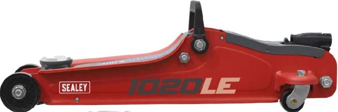 Sealey 1020LEBAGCOMBO 2tonne Low Entry Short Chassis Trolley Jack Red
