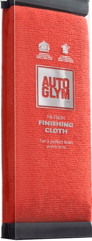 Autoglym Hi-Tech Microfibre Finishing Cloth Valeting Cleaning Buffing 40x40cm X3