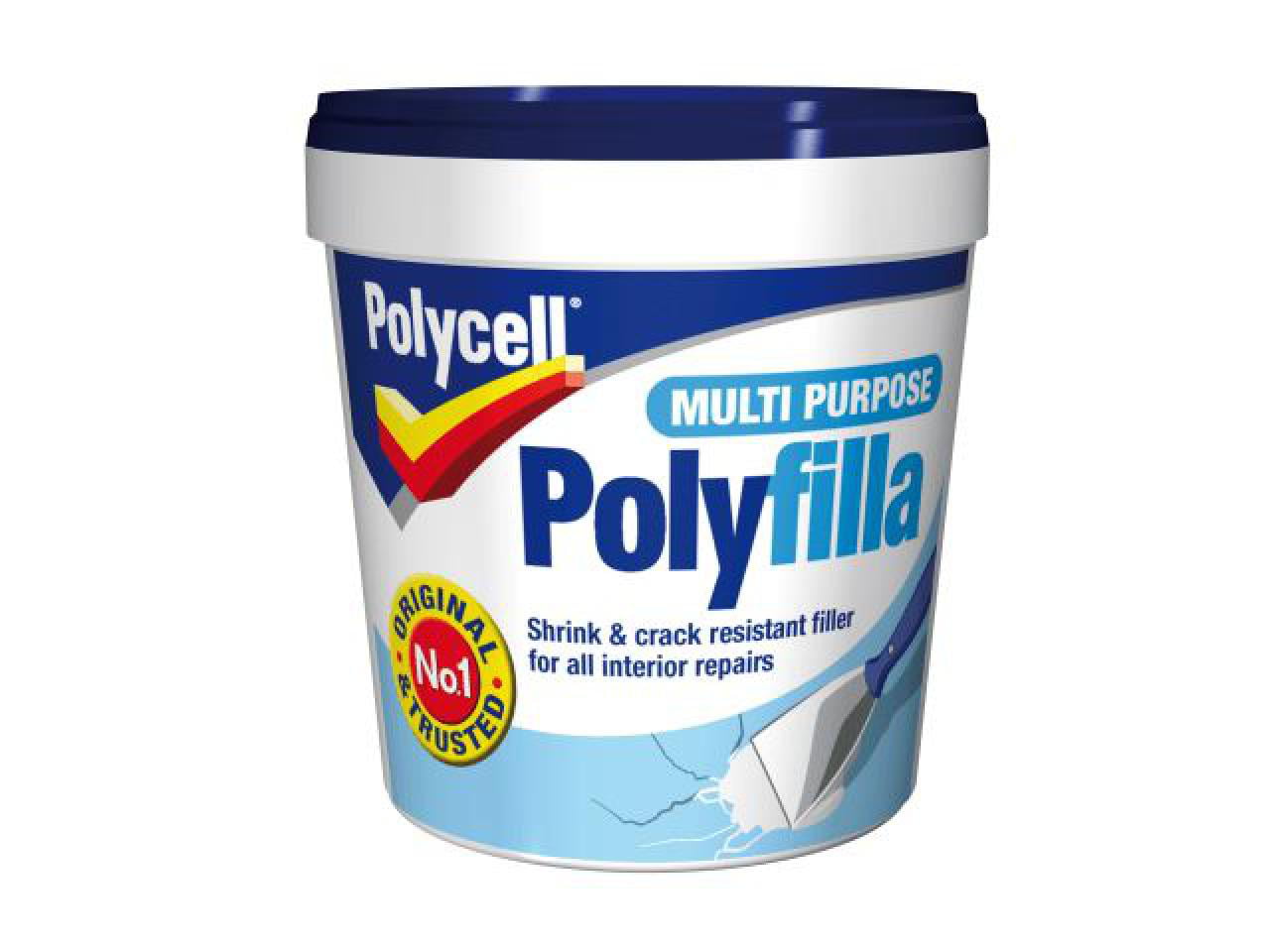 Polycell Multipurpose Polyfilla Ready Mixed 1Kg 5084941 - Image 6