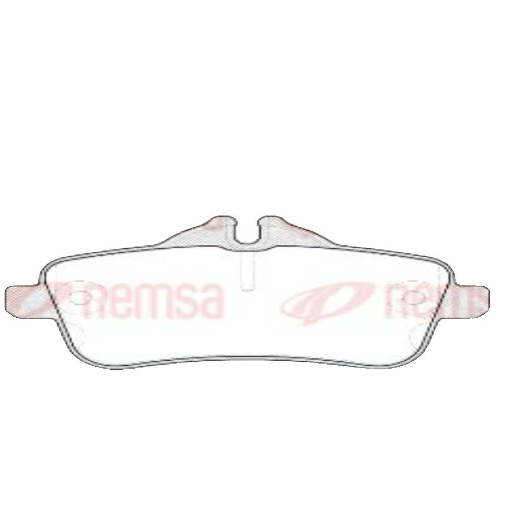 Brake pads Rear Axle 1503.00 REMSA for MERCEDES-BENZ M-CLASS SLK GL-CLASS GLE