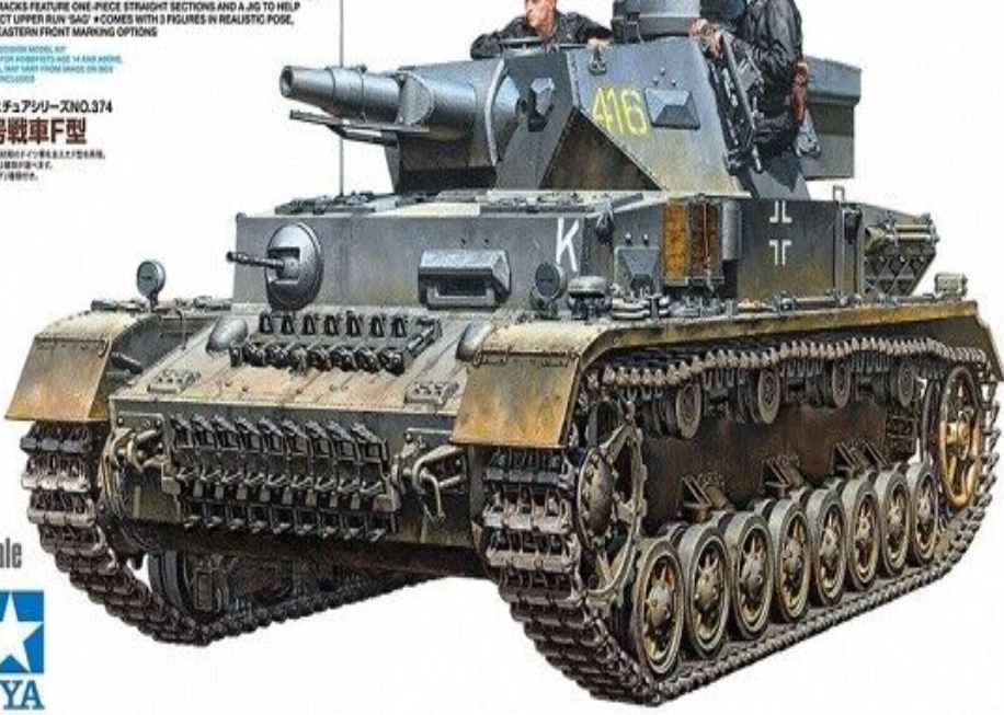 Tamiya 35374 - 1/35 WWII German Tank / PzKpfw IV Ausf. F (Sd.Kfz 161)