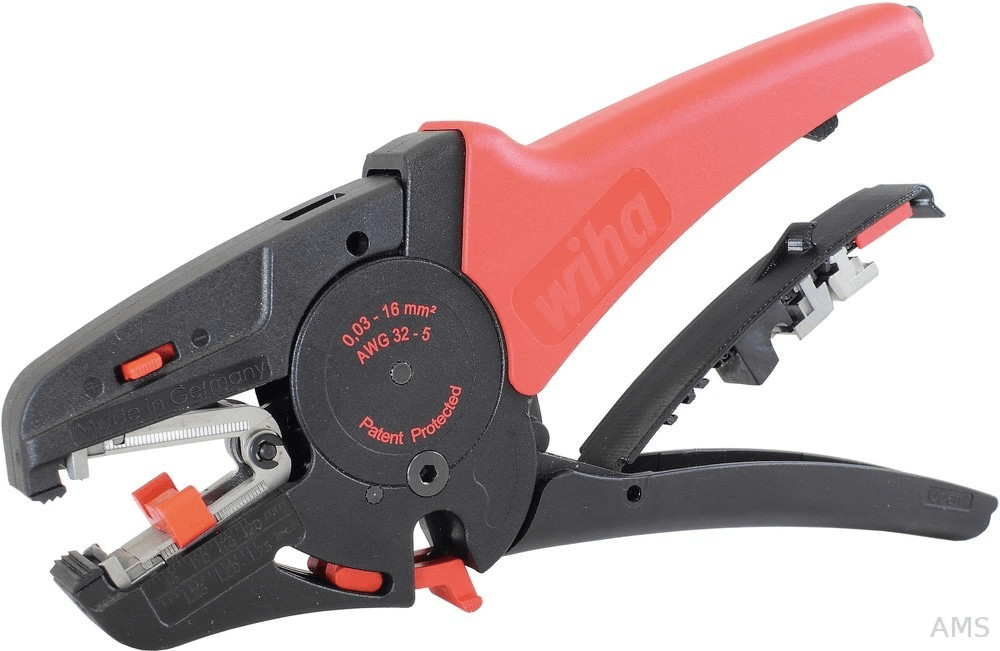 WIHA 42062 Electrician Automatic Stripping Skinning Trimming Tool Upto 16 mm²