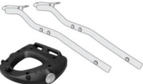 Givi 527FZ SUZUKI GSX 1400 2005 - 2009 TOP BOX RACK RAILS no plate MONORACK ARMS