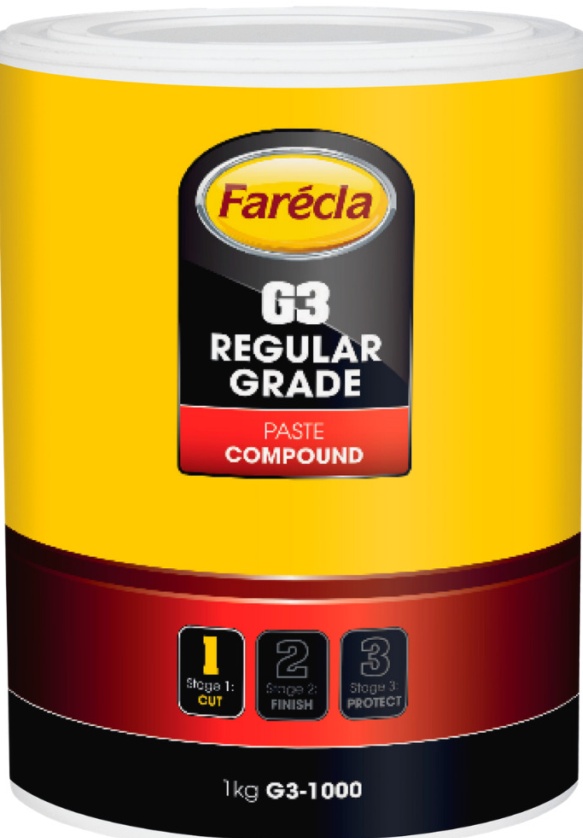 Farecla G3 Rubbing Compound Regular Cutting Paste 1kg Tub Car Polishing