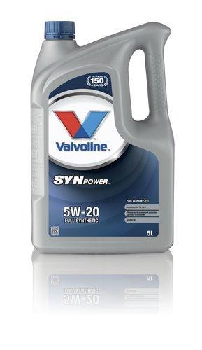 Valvoline SynPower FE 5W-20 5W20 Fully Synthetic Engine Oil - 5L 5 Litres