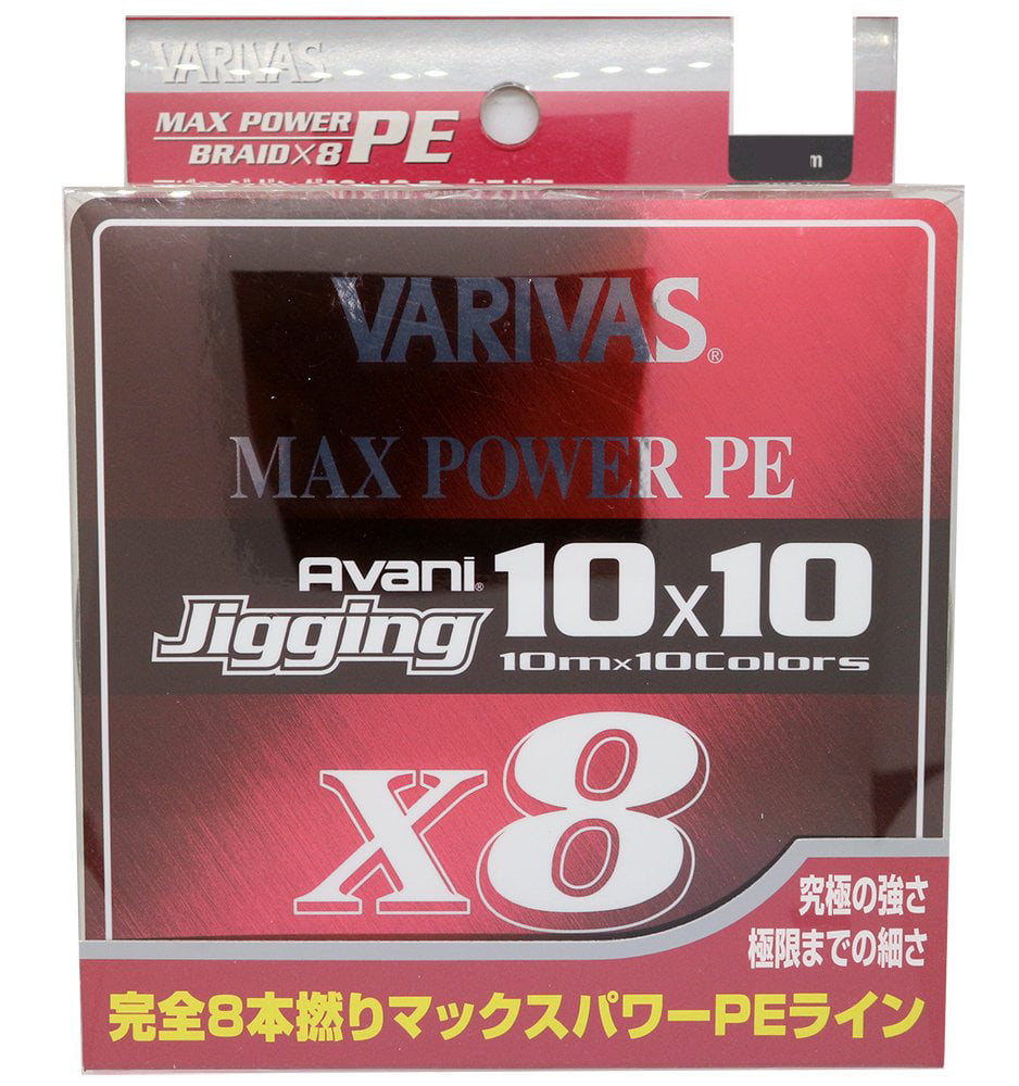 Varivas P.E Line Avani Jigging Max Power 10 x 10 400m P.E 6 85lb (4731)