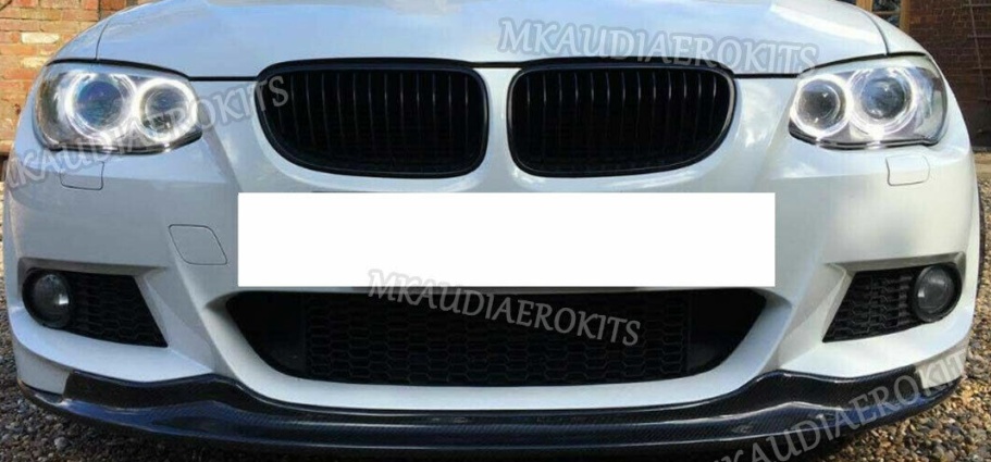 FOR BMW 3 SERIES M-Sport E92 E93 Front Splitter LIP 10-13 LCI CARBON FIBER LOOK
