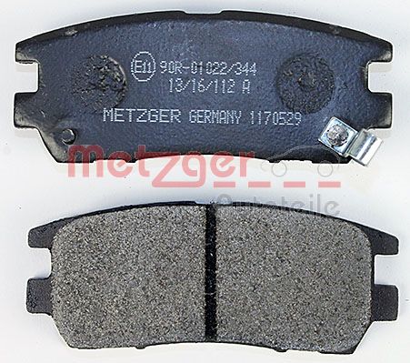 Original Metzger Brake Pad Set Disc Brake 1170529 for Mitsubishi