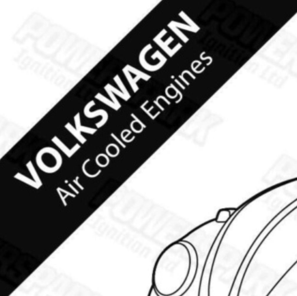 VW Air Cooled 1200 to 1600cc Type 1 and Type 2 Double Silicone 8mm Red HT Leads