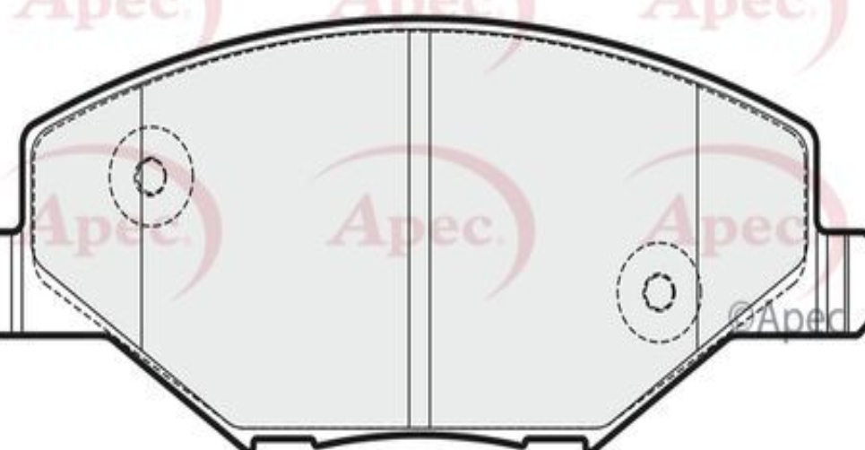 APEC Brake Pad Front - PAD1958