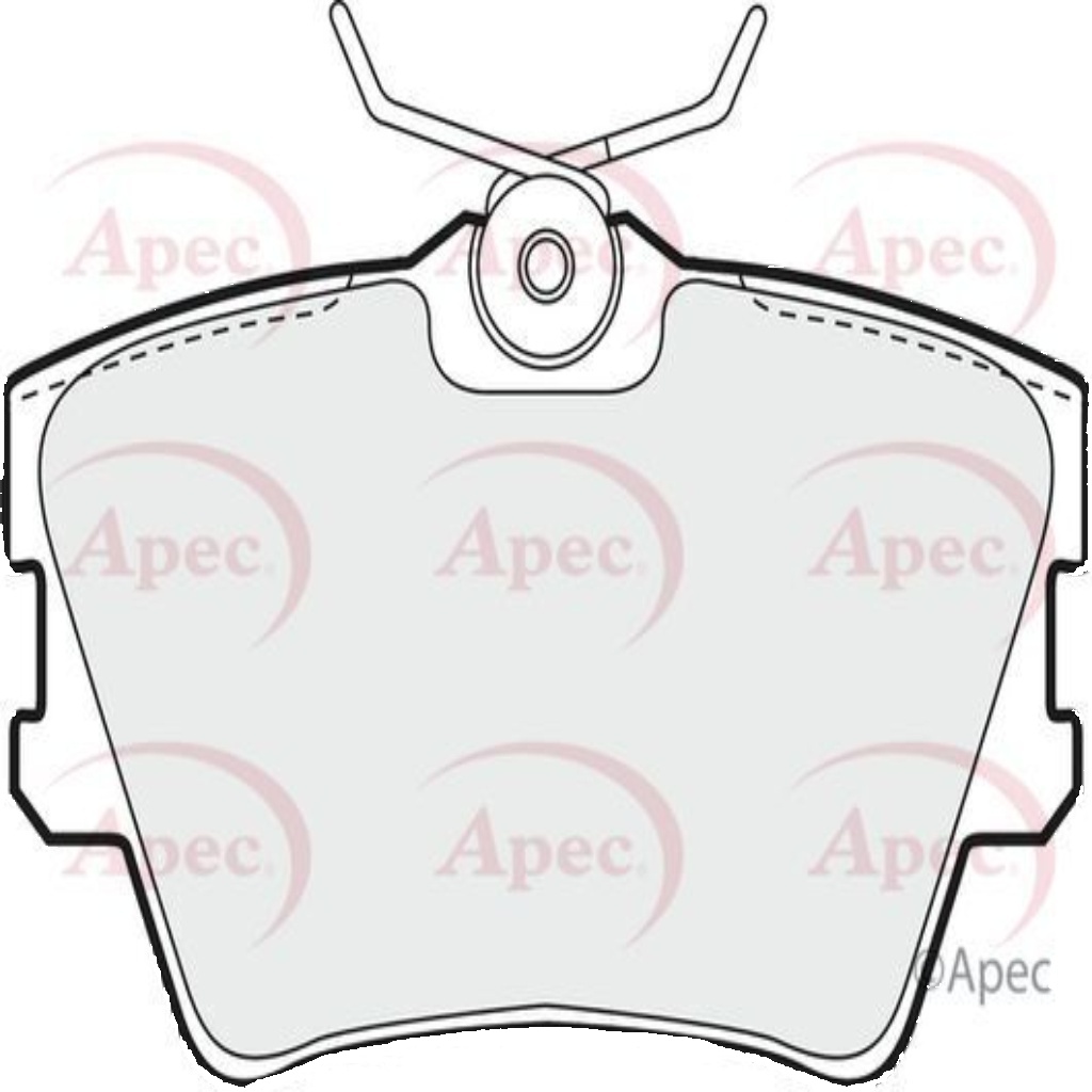 APEC REAR BRAKE PAD SET DISC BRAKE FOR VW TRANSPORTER