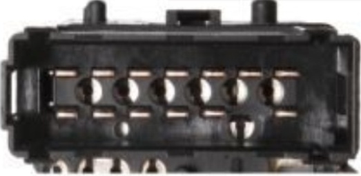 FEBI BILSTEIN 33520 Steering Column Switch 15 Connectors Fits Renault Megane
