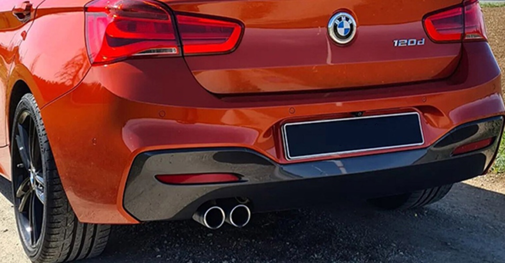 Rear Bumper Diffuser Spoiler Fits BMW 1 F F21 LCI 15-19