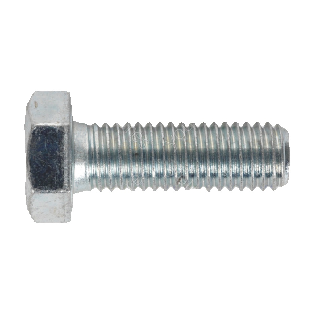 Sealey SS1235 8.8 Zinc Plated HT Setscrew M12 x 35mm, DIN 933 - Pack of 25