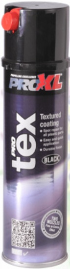 ProXL Tex Texture Black x 6 500ml Aerosol Bumper Paint Spray Free Pro XL Beenie
