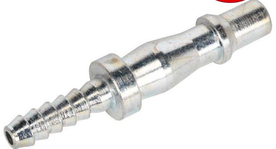 Sealey AC20 PCL Adaptor Tailpiece 3/16"" Bore Hose - Pack of 5