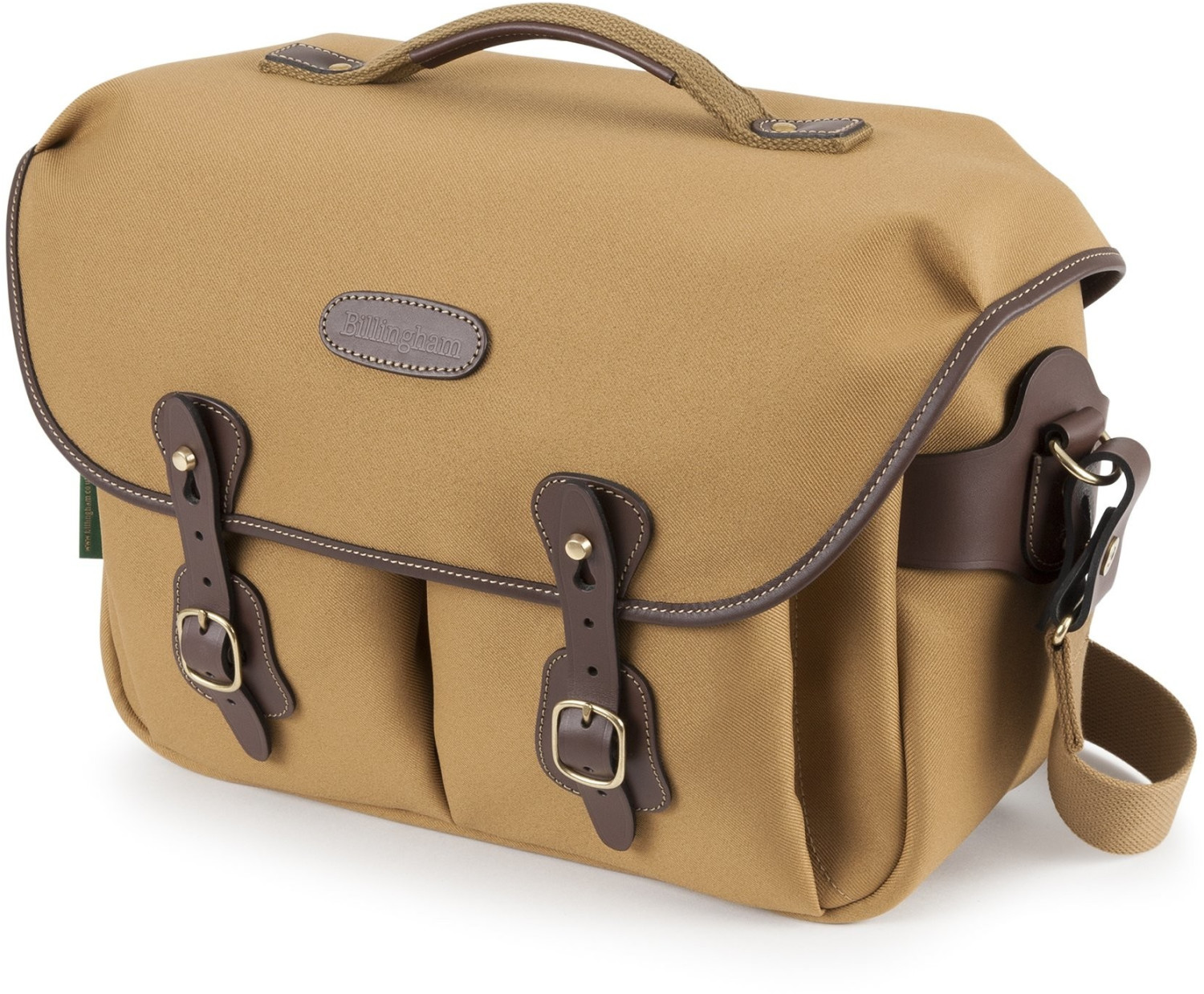 Billingham Hadley One Camera Bag in Khaki FibreNyte/Chocolate Leather