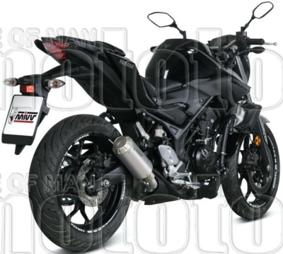 Mivv Exhaust Muffler MK3 Inox for YAMAHA MT-03 2016 > 2023