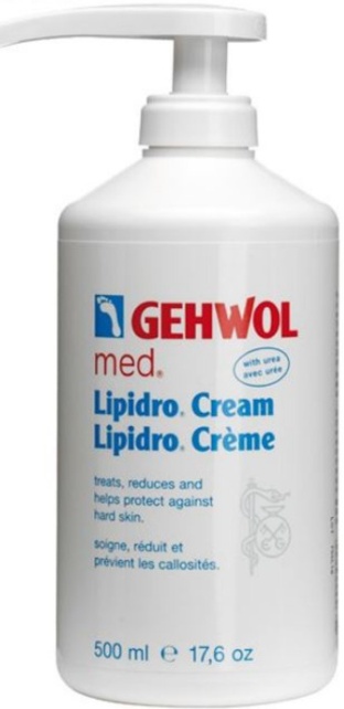 Gehwol Med Lipidro Foot Cream 500ml Dispenser | Sensitive Skin Intensive Care