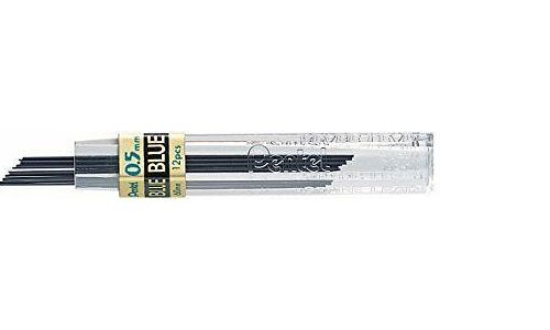 Pentel 0.5mm Blue Coloured Pencil Leads Pencil Refill Lead Colour - Pack 12