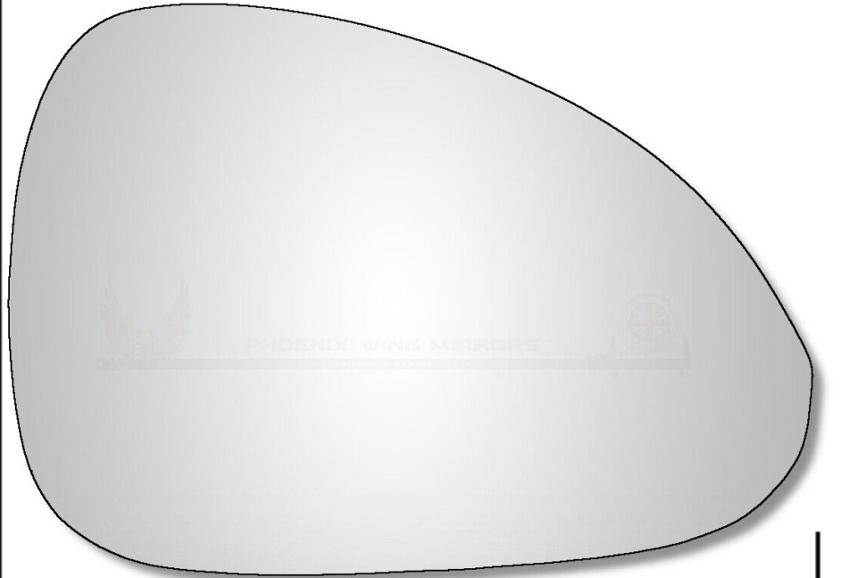 For Porsche Boxster 981 Wing Door Mirror Glass 2012-2016 Convex Right Hand Side
