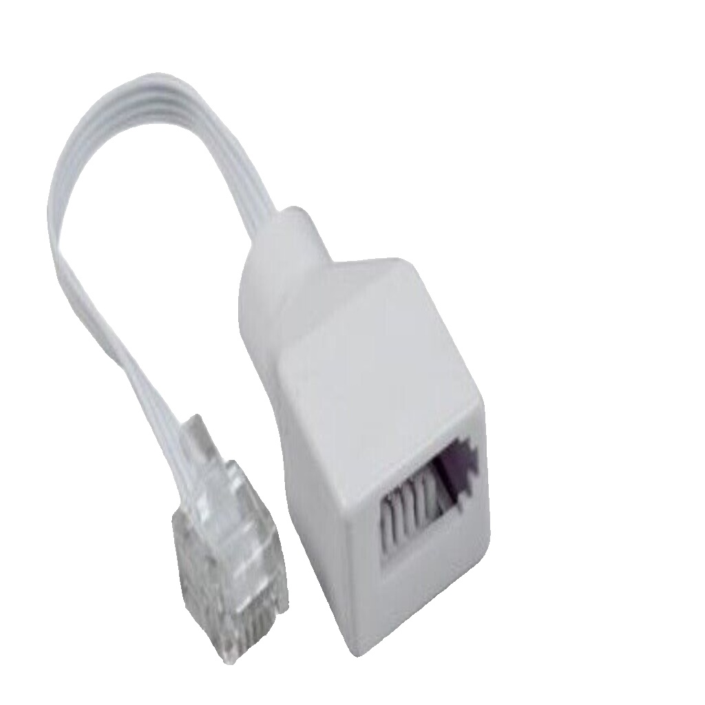 ADAPTER FOR VIRGIN MEDIA SUPERHUB RJ11 TELEPHONE SOCKET TO BT PLUG SOCKET