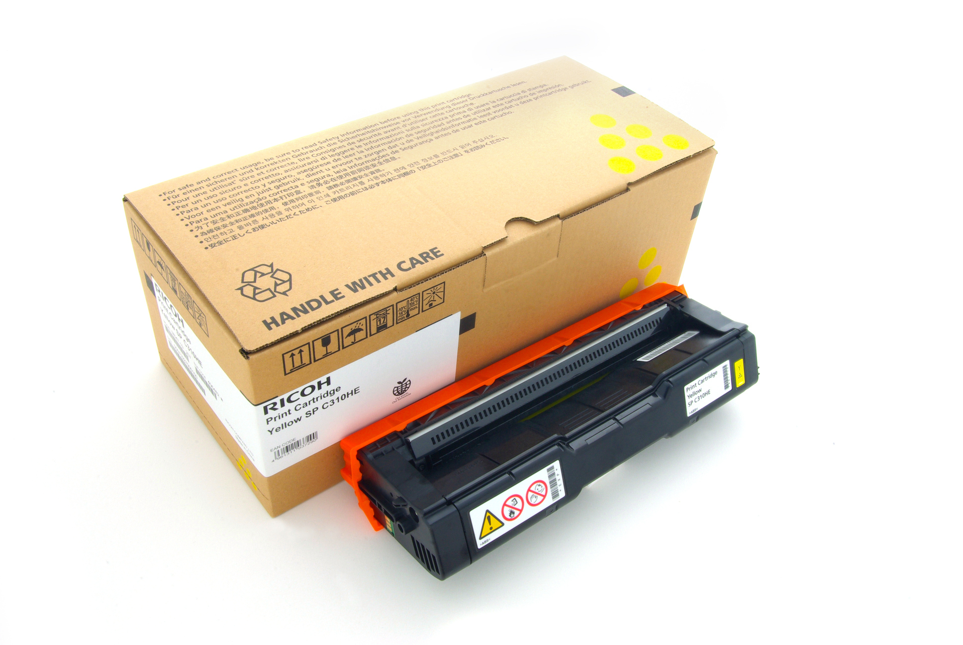 Original Ricoh 406482 High Capacity Yellow Toner Cartridge (406482)
