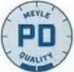MEYLE Brake Pad Set Front With Anti-Squeak Plate H68.3mm Fits BMW 3 Series X1