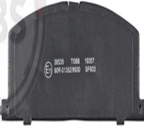 36535 A.B.S. Brake Pad Set, disc brake for TOYOTA
