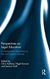Ashford - Perspectives on Legal Education  Contemporary Responses to t - X555z