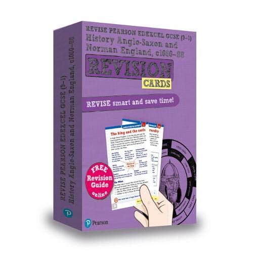 Pearson REVISE Edexcel GCSE History Anglo-Saxon and Norman England Revision Cards incl. online revision - for 2026, 2027 exams