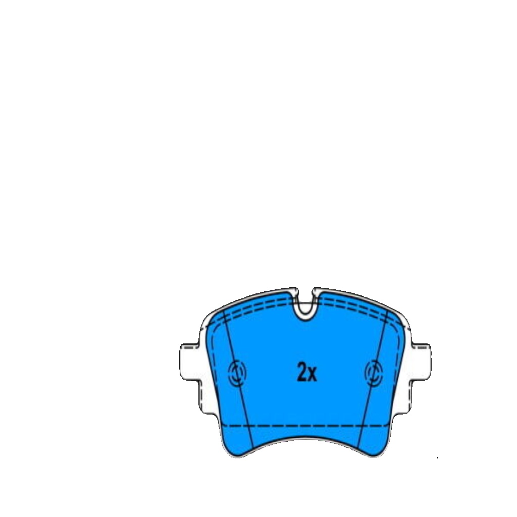 Brake pads 13.0460-2647.2 ATE for AUDI VW