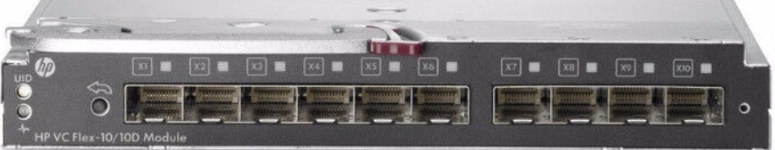 638526-B21   HP Virtual Connect Flex-10/10D Module for c-Class BladeSystem