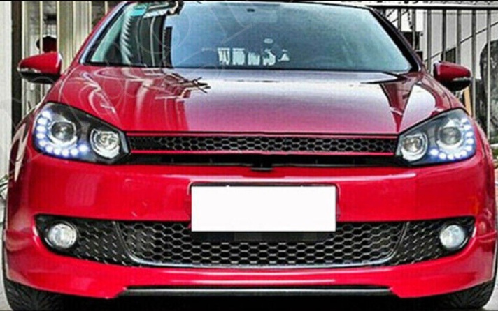 DEBADGED BADGELESS GTI LOOK SPORT MESH GRILL GRILLE FOR VW GOLF VI MK6 2009-2013