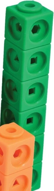 Maths Cubes - 100-Piece Set of Fidget Linking Cubes for Early Learning and Maths