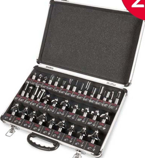 TREND SET/SS35X1/2TC 35pc Router Cutter / Bit Starter Set
