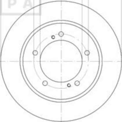 For Suzuki Brake Discs Pair Front Vented 310 mm Diameter MDC1591 Mintex