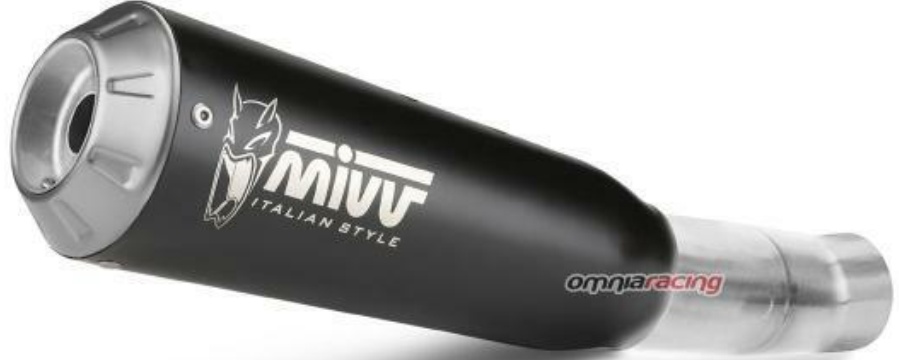 Mivv Muffler slip-on exhaust X-M1 Black Inox black kat KTM 390 DUKE 2021 > 2023
