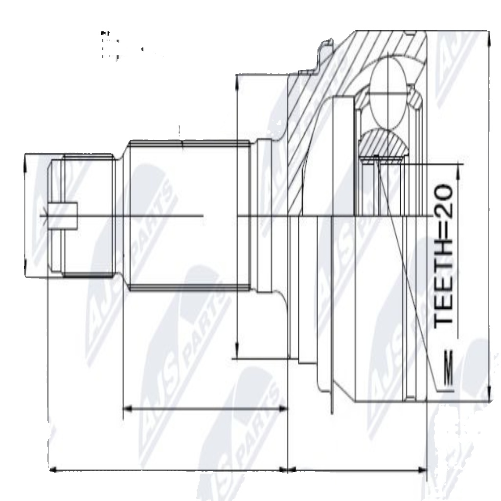 N.T.Y. NPZ-HD-047.NTY Joint Kit, drive shaft for HONDA - Image 9