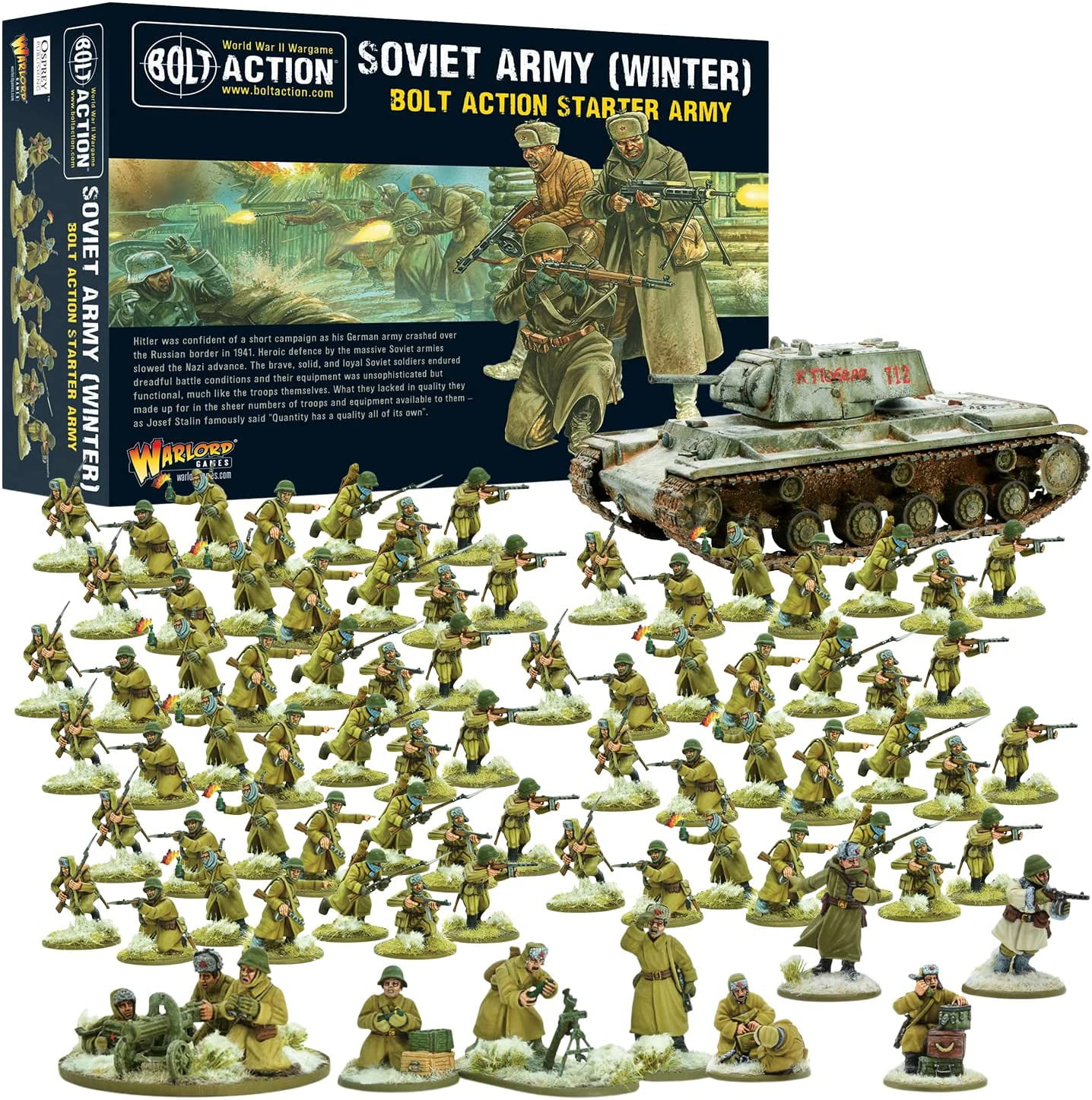 Soviet Army (Winter) Starter Army - Warlord Games Bolt Action Miniatures